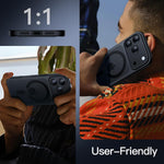 JETech Magnetic Matte Case for iPhone 18 Pro, Black